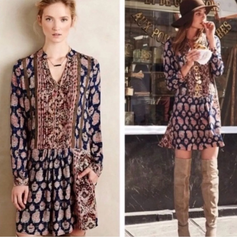 Anthropologie TINY Women’s Paquerette Shirt Dress- XS